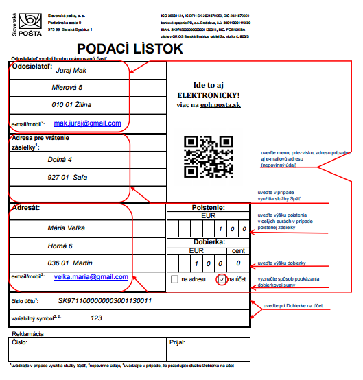 podaci-listok-vzor