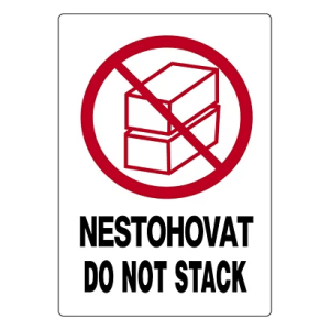 Etiketa DO NOT STACK